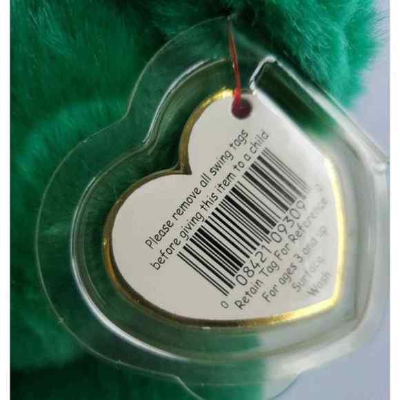 Ty Beanie Buddies ERIN the Bear Beanbag Plush Toy - Picture 3 of 5